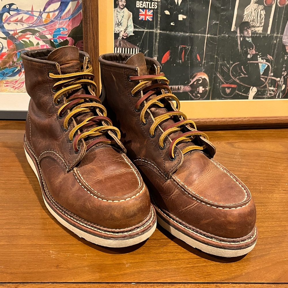 Like-New w/ Box Red Wing Heritage Classic Moc-Toe Boots w/ Insole - 1907